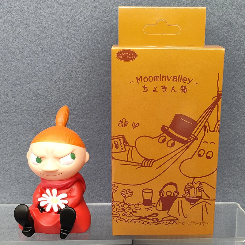 Figura de Anime Moomin Fat Family Snufkin Little My Snorkmaiden modelo alcancía juguetes figuras colección adornos regalos para niños