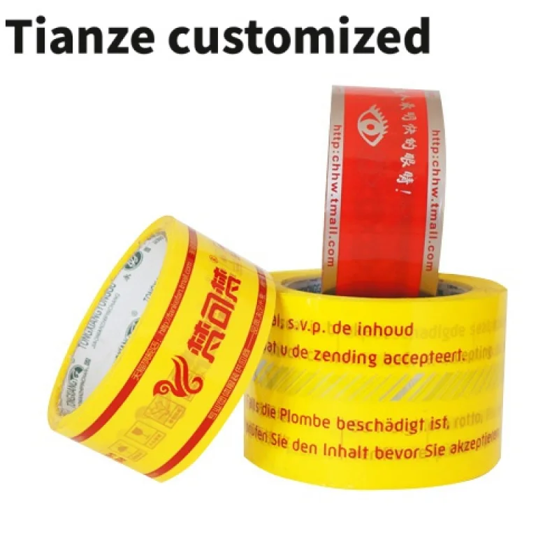 

10 pieces(custom)Custom BOPP Personalized Packing Tapes Waterproof Carton Package Offer Printing Acrylic Carton Sealing