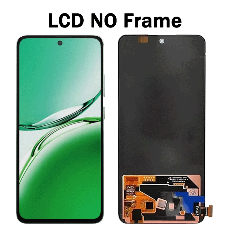 6.67"Super AMOLED For Oppo Reno12 F 4G LCD CPH2687 Display Touch Screen Digitizer For Reno 12F 5G CPH2637 Display