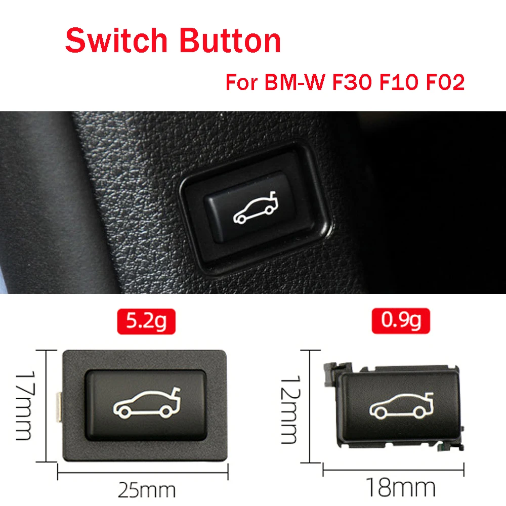 

Cover Trunk UnLocking Switch Button For BMW 3 5 7 FSeries F20 F30 F35 F10 F11 F01 F02 Tailgate switch