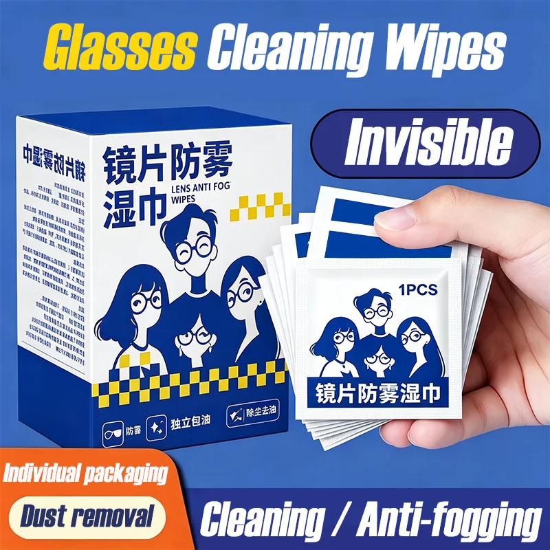 100pcs Universal Car Cleaning Wipes High-quality Multifunctional Anti-fog Cleanings-wipe Tool Auto Detailing Clean Accessories