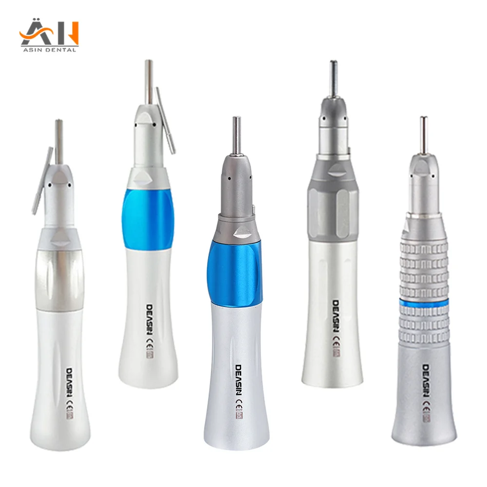 

Dental Low Speed Turbine Straight Nose Cone Hand piece 1:1 Rato External Water Spray For 2.35mm Dentis Polishing Handpiece