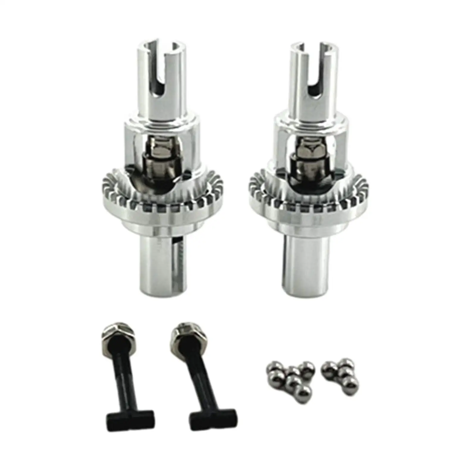 2x Front and Rear Metal Differential 28T Diff Gears Strong Accessory for Wltoys 1/28 284161 284131 284010 K989 K969 RC Model Car