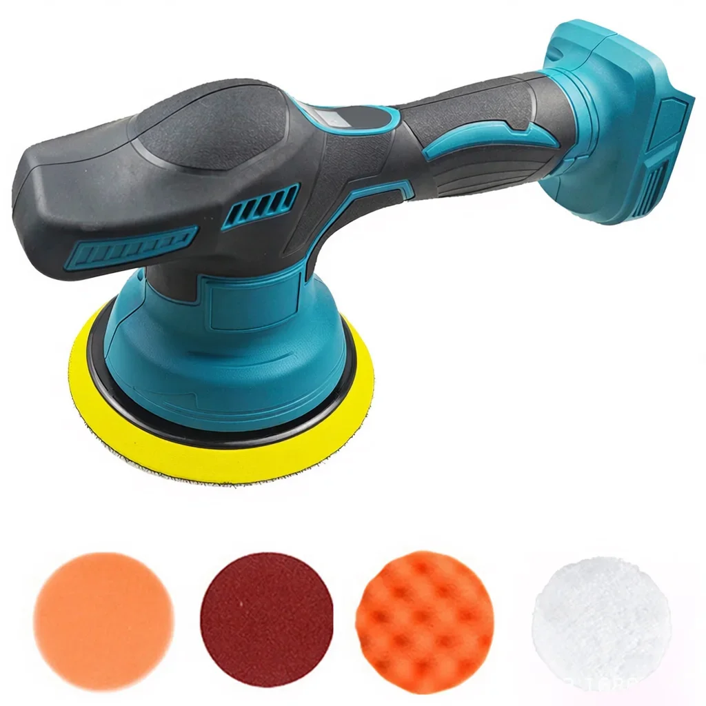 Polisseuse sans fil 21V, affichage numérique, Machine à polir pour voiture électrique, outil de polissage et de cire de détail automatique avec batterie au Lithium