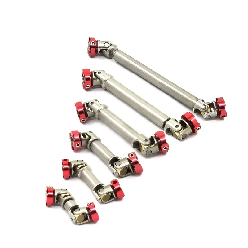 RC Model Metal Flange Head Transmission Shaft CVD For 1/14 Tamiya RC Truck ACTROS MAN Hino Scania 1/10 TRX4 D90 SCX10