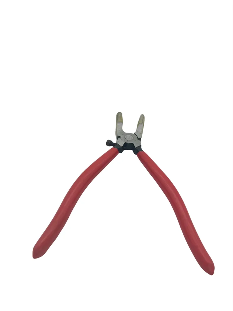 HOT-Heavy Duty Key Fob Pliers Tool, Metal Glass Running Pliers With Flat Jaws, Studio Running Pliers Attach Rubber Tips P