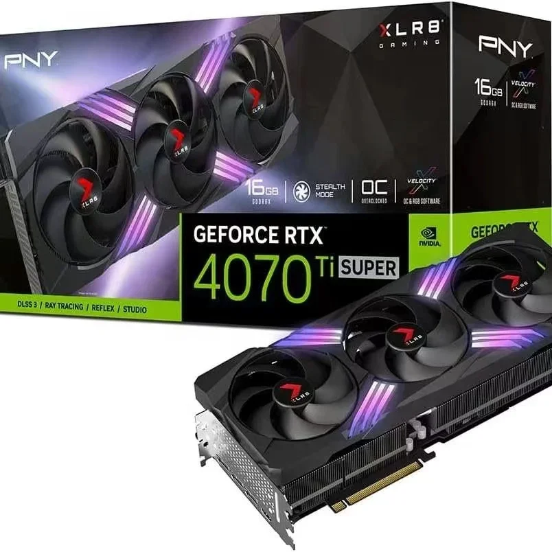 PNY RTX4070Ti Super Vito OC 16gb 12GB Gaming Graphics PNY RTX4070Ti 16gb