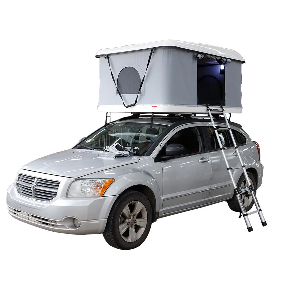 Fiberglass Hard Shell Rooftop Tent Pop Automatic Truck Camper Zelt Dachzelt Hard Roof Top Tent