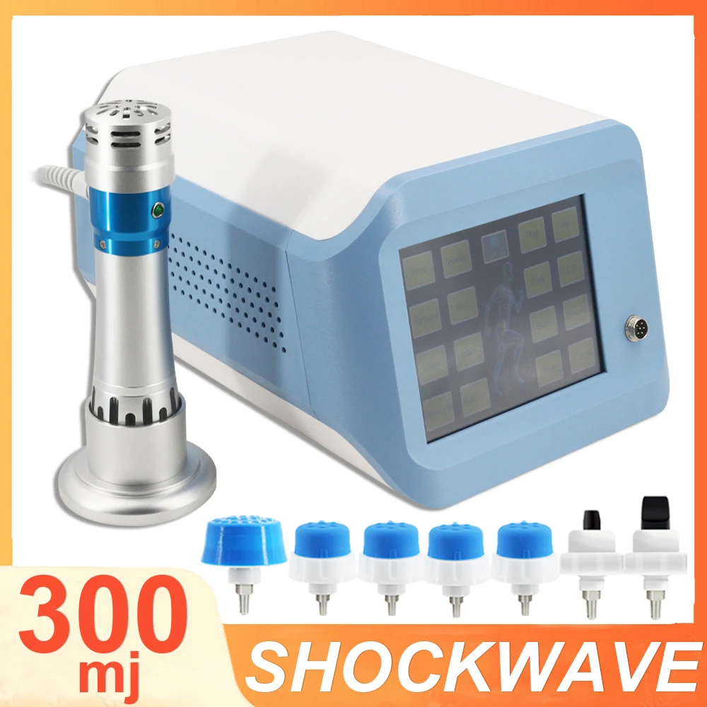 Professional Shockwave Therapy Machine 300MJ Shock Wave Equipment For Erectile Dysfunction Pain Relieve Body Massager Tennis Elb