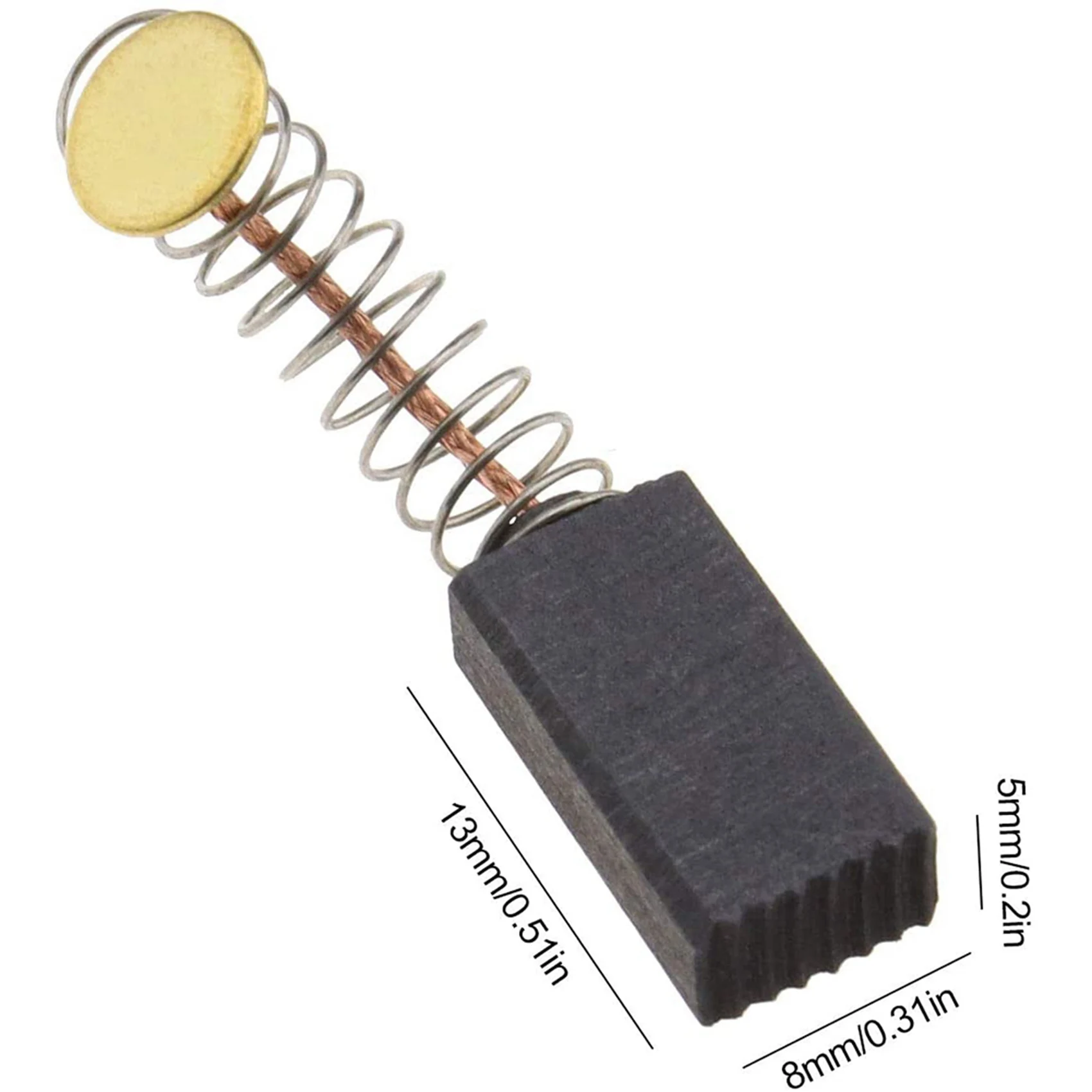 A93E-15 Pairs Motor Carbon Brushes 13Mm X 8Mm X 5Mm Universal Power Tool Replacement Parts For Angle Grinder Orbital Sander