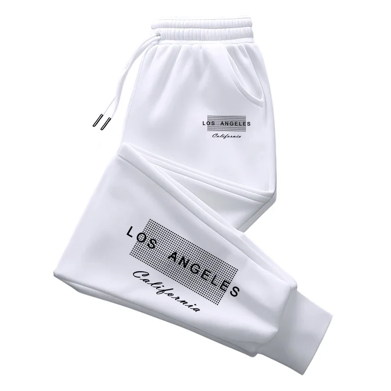 Comfort Soft Fashion Print 2026 Spring Simple Men's Sweatpants Hot Sales Versatile Gym Sports Casual Trousers Drawstring Jogging