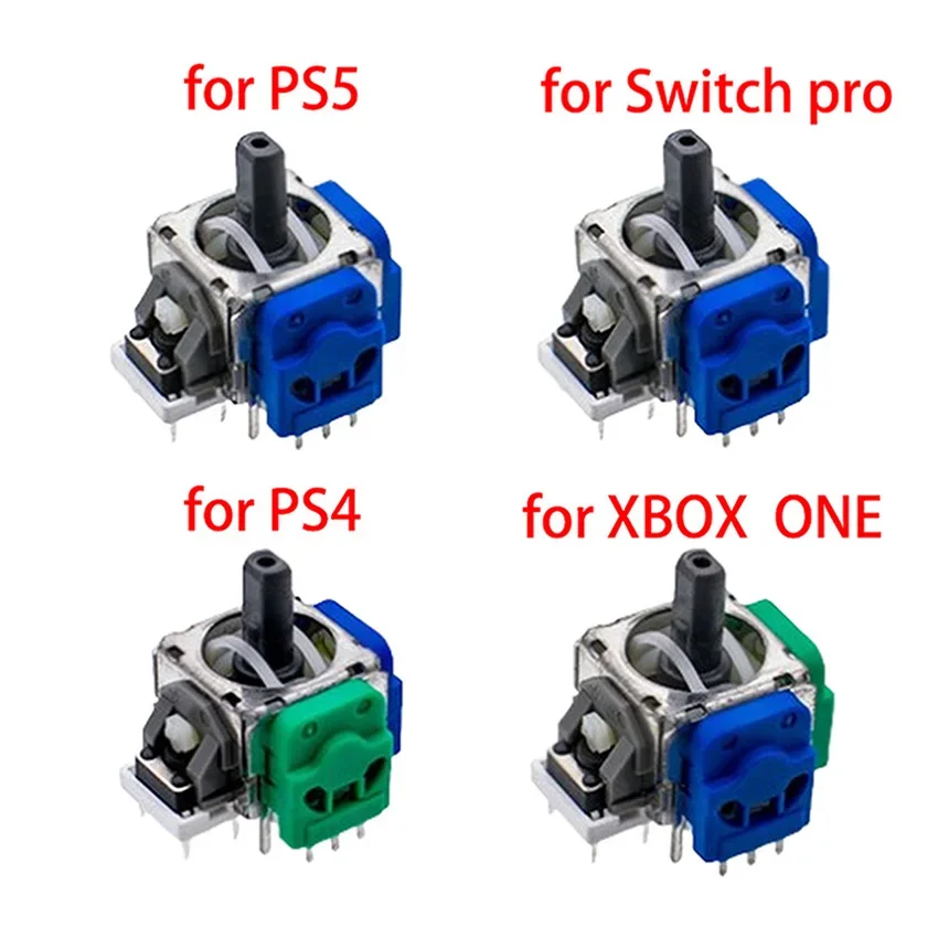 

2pcs For PS4 Hall Electromagnetic Joystick For XboxONE Hall Electromagnetic Joystick For PS5 For Switch Pro Hall Joystick