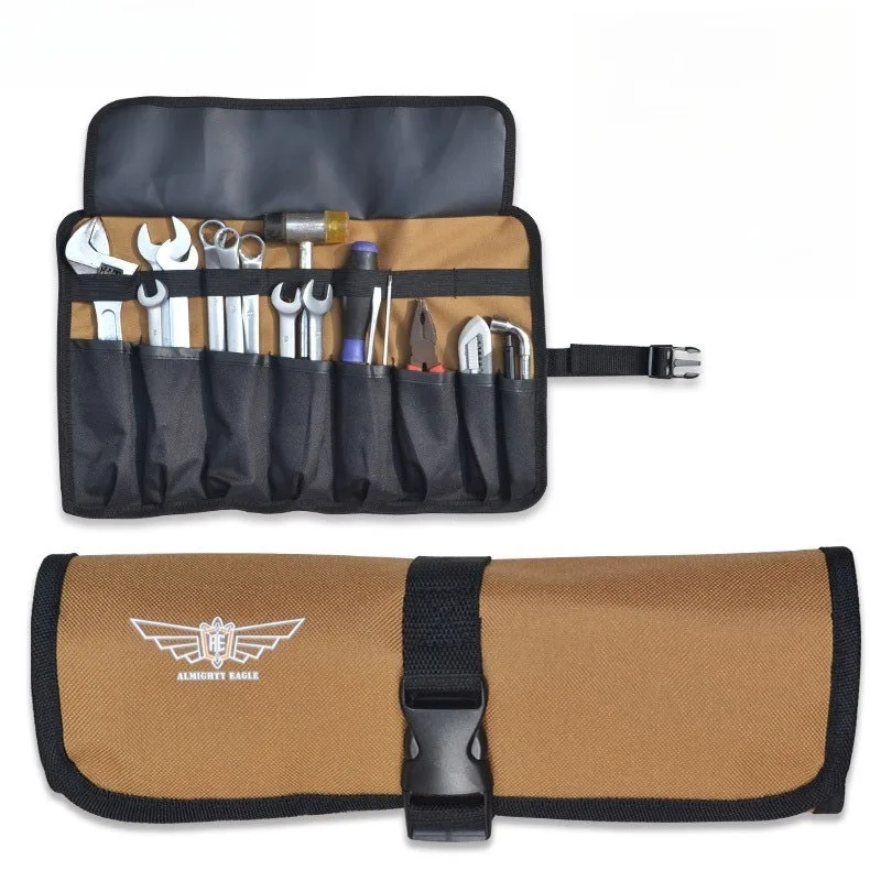 Multi-purpose Oxford Cloth Adjustable Roll Bag Outdoor Car Carrying Anti-fall Storage Bag Tool Bag Tool Kit