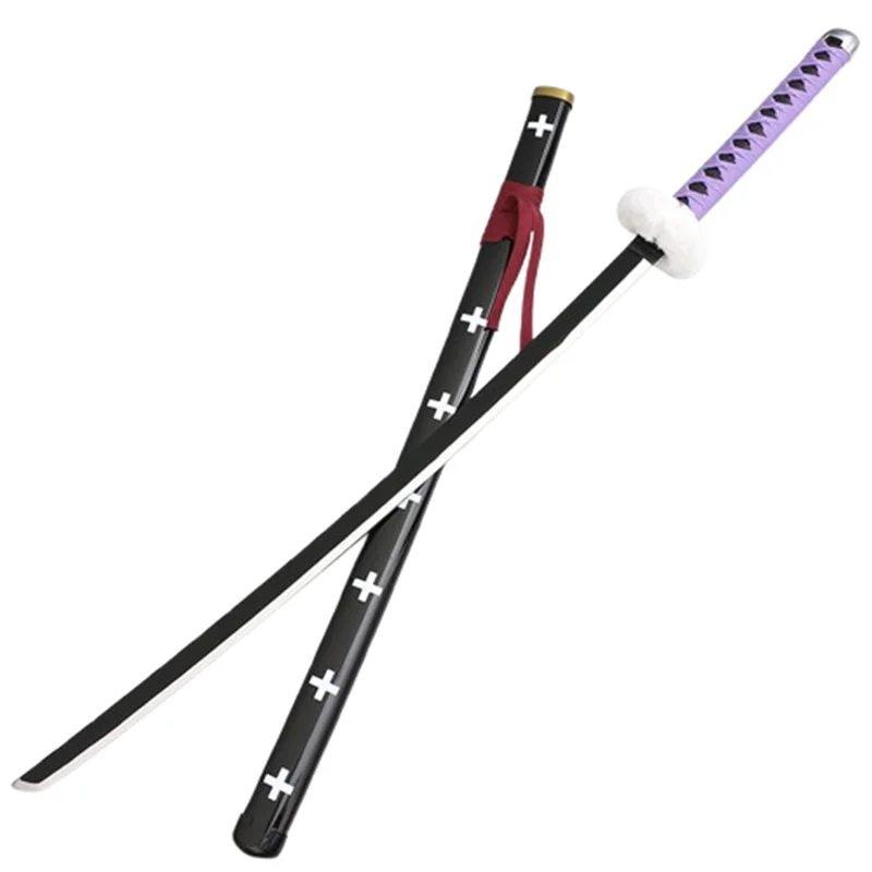 New Cosplay Trafalgar Law 3 Style Wood Katana 41inch Role Play Trafalgar D Water Law Model Sword 104cm