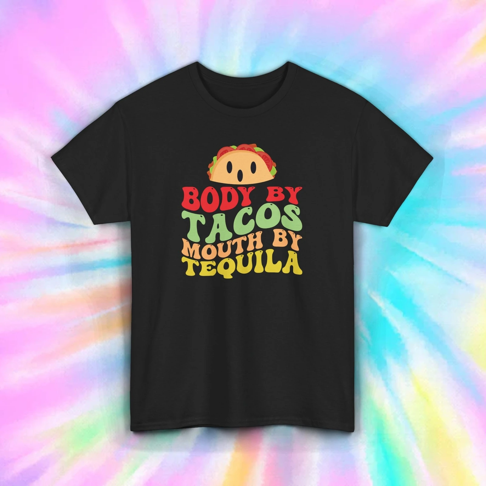 Tacos Tequila T-Shirt S-5XL corps par Tacos bouche par Tequila drôle fête Tee cadeau