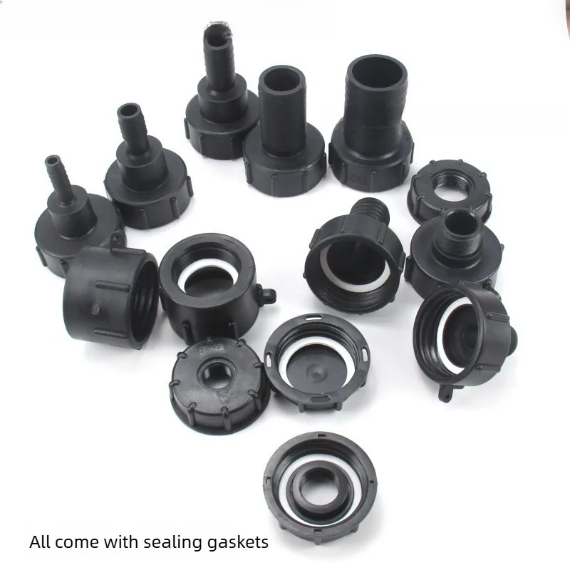 

IBC Tote Tank 2" Coarse to 60mm Coarse Thread Reducing Adapter, Ton Bucket Valve Connector Fitting