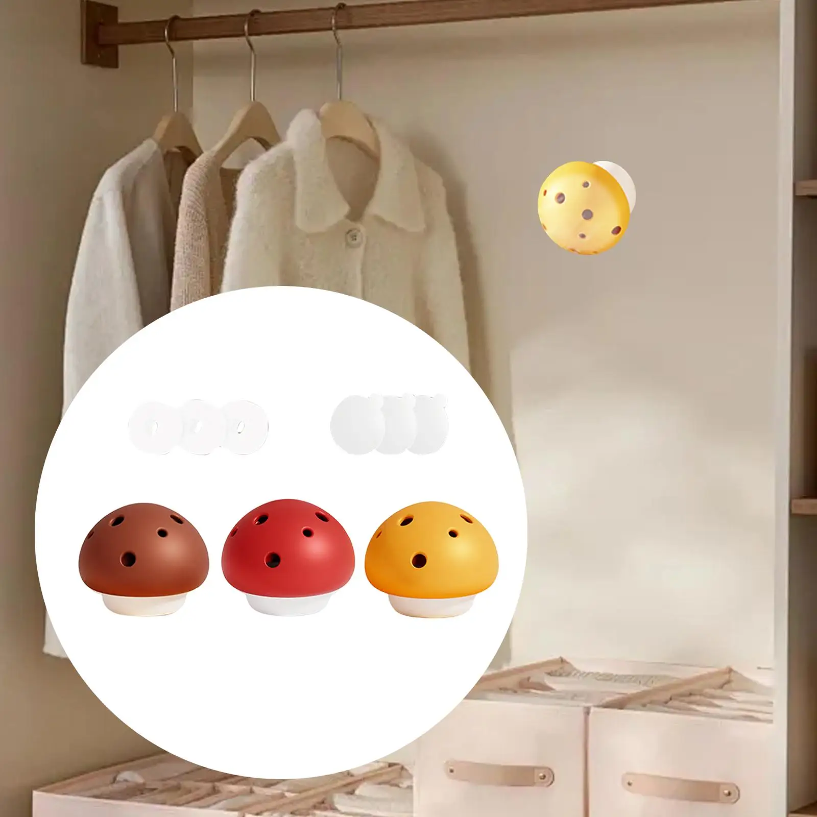3Pcs Deodorize Balls Deodorant Gym Bags Shape Drawers Locker Portable Car Creative Small Deodorizing Air