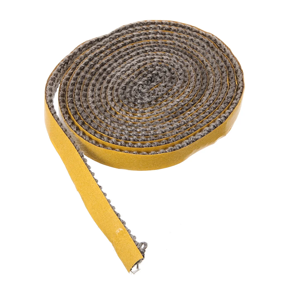 Wood Stove Replacement Gasket Fireplace Fiber Rope Door Glass Insert Flue Sealant for Burning