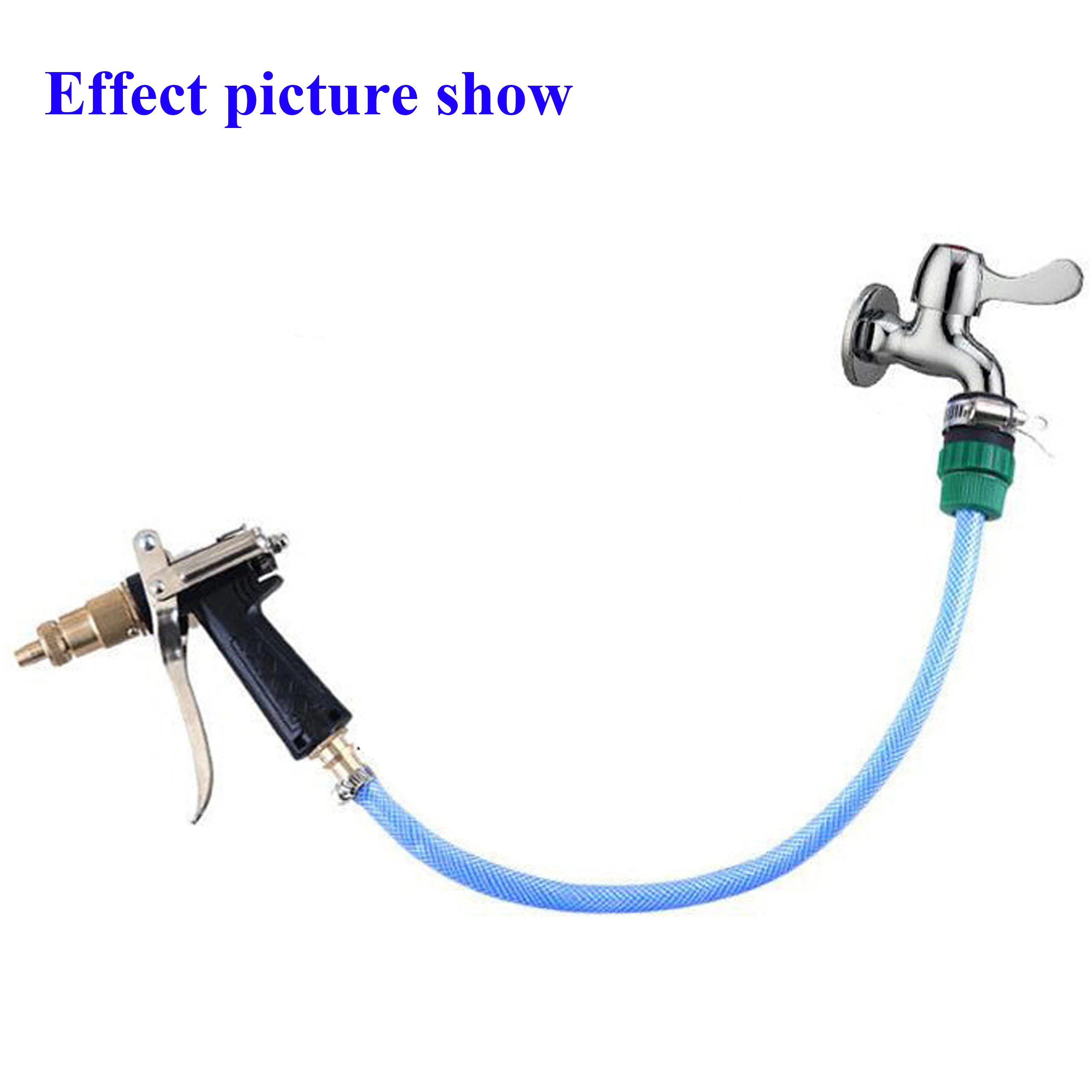 1/2 Hose to 16mm Round Tap Connectors Garden Tap Water Faucet Quick Connector 16mm Hose Fittings 1Pc