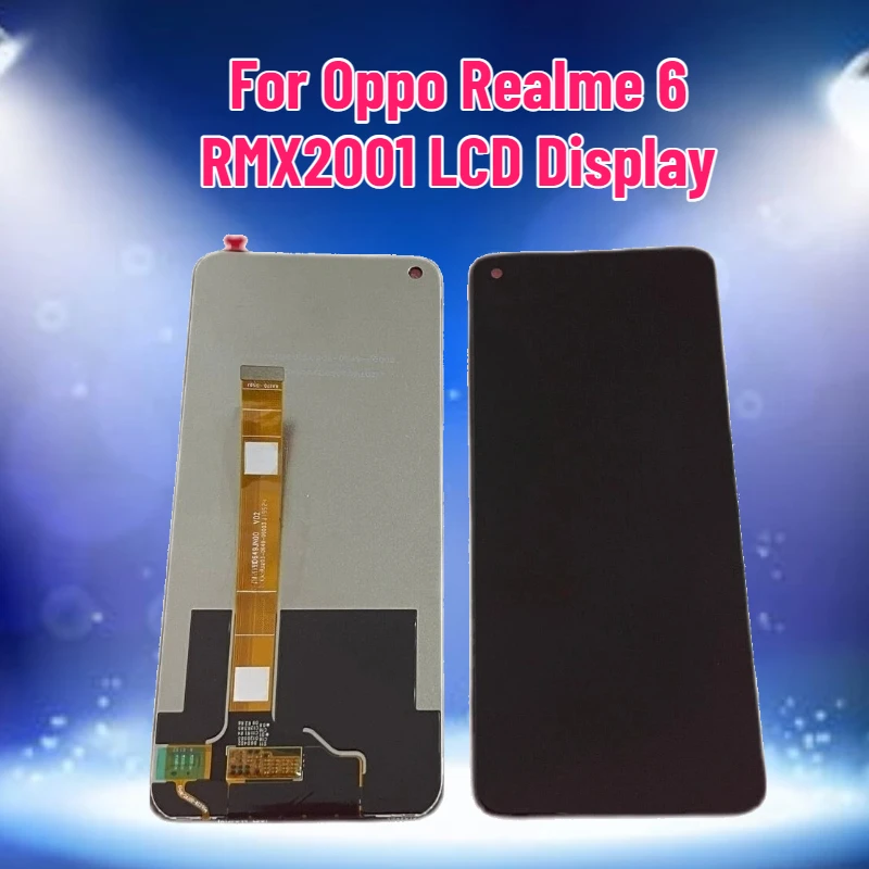

Проверенный ЖК-дисплей для Oppo Realme 6 RMX2001, сенсорный экран для Oppo Realme6, замена ЖК-дисплея