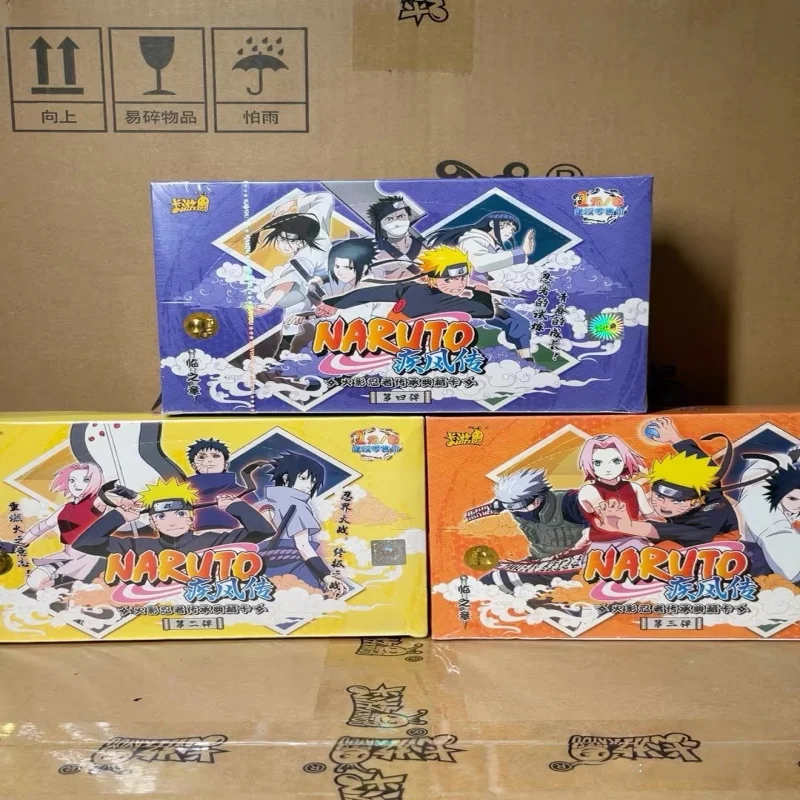 

KAYOU подлинная карта NARUTO Fight Chapter, полная серия, коллекция карточных игр, детские игрушки с героями мультфильмов, окружающие праздничные подарки.