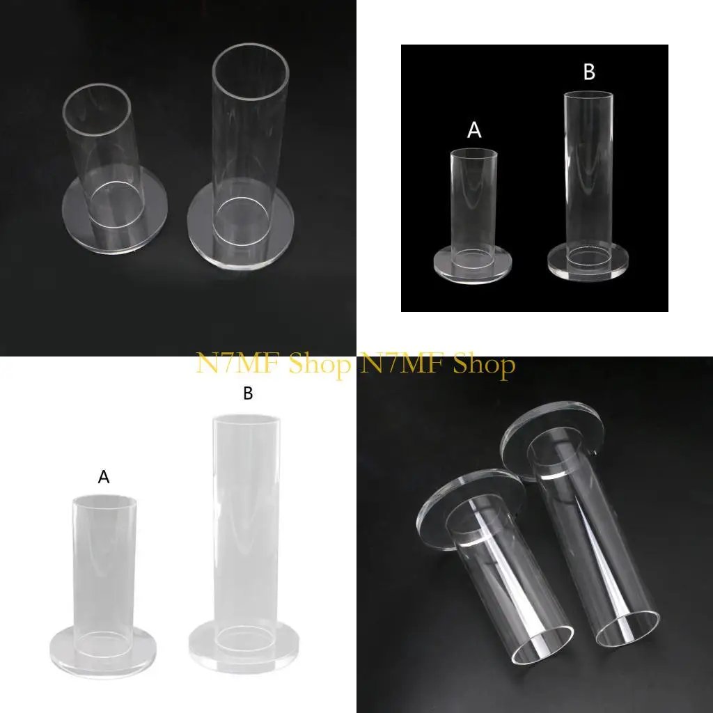 

N7MF акриловая резинка для волос, подставка, прозрачная ювелирная повязка для волос, браслет, дисплей для часов