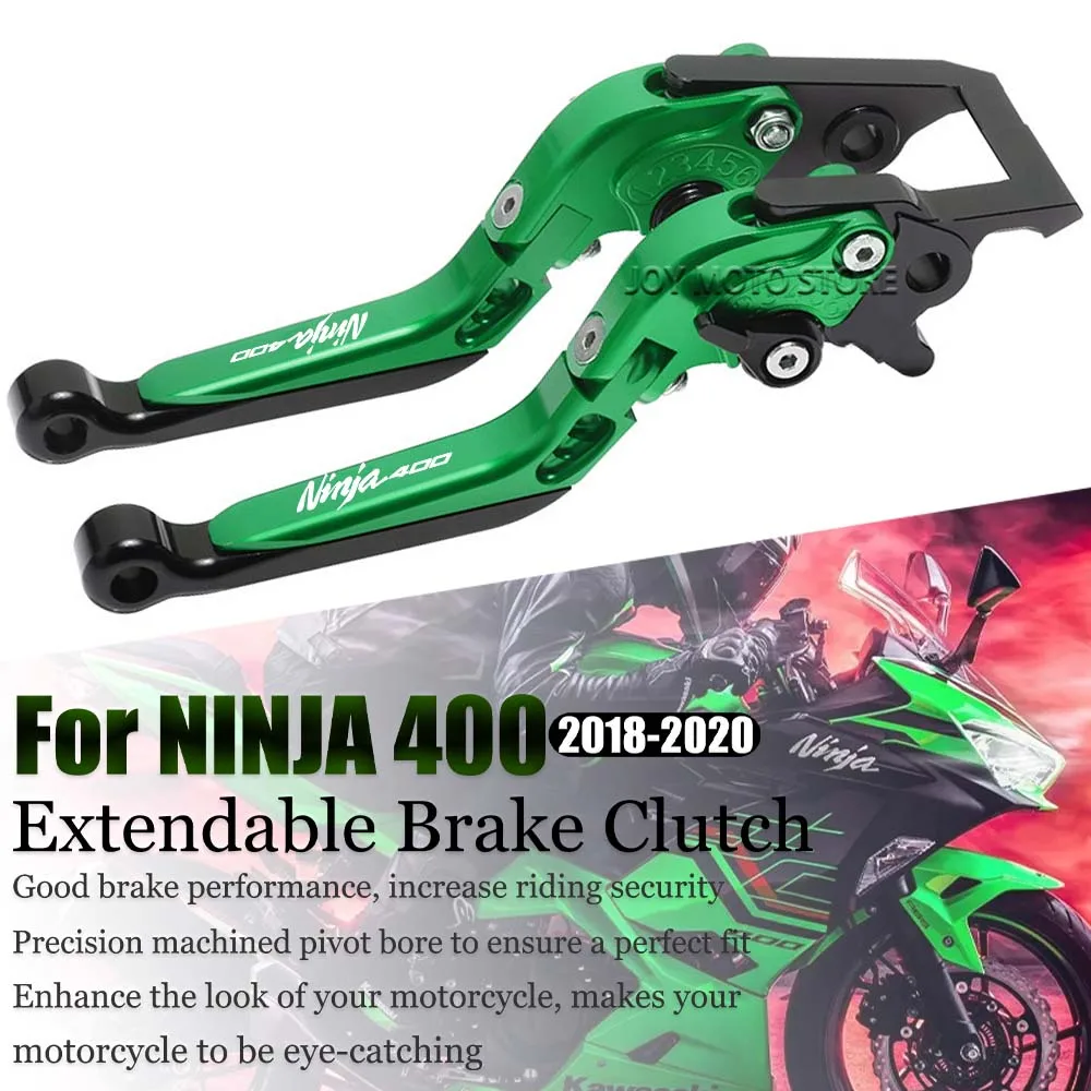 For Ninja400 ninja400 2018-2020 Motorcycle Accessories CNC Clutch Lever Brake Lever Set Adjustable Folding Handle Levers