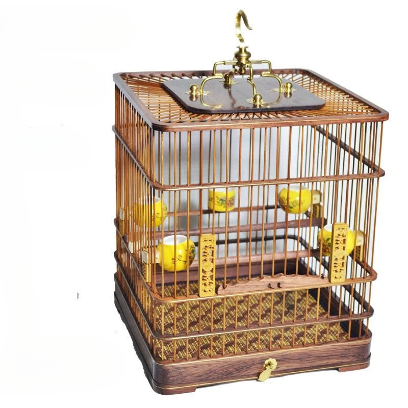 Cute Products Hut Bird Cages Parrot House Habitat Outdoor Bird Cages Backpack Stand Gabbia Pappagallo Bird Supplies RR50BN