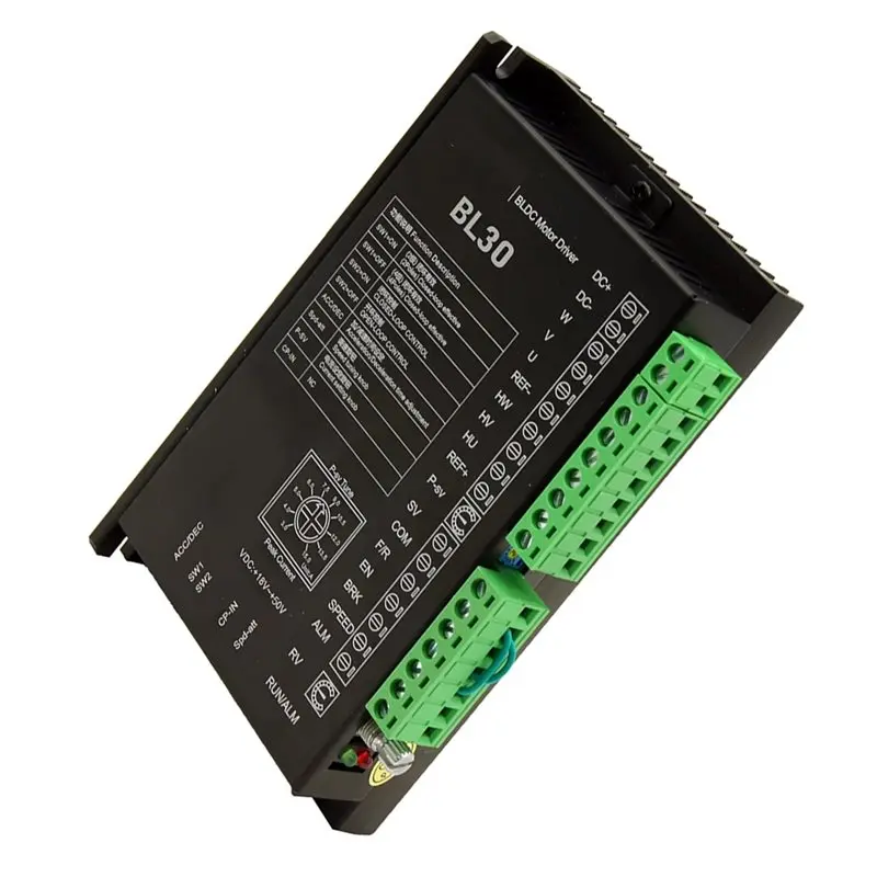PORK-BLDC Motor Controller Three-Phase Brushless DC Motor Driver 48V 300W 18-50VDC