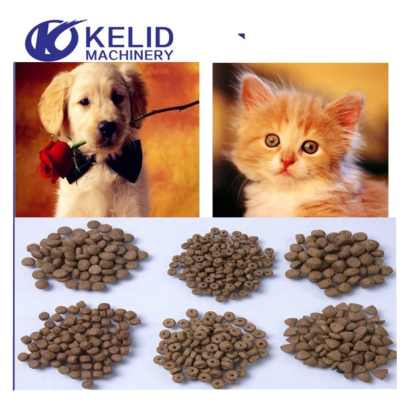 Machine Pet Food Production Line 500kgh Equipment For Dog Cat Food