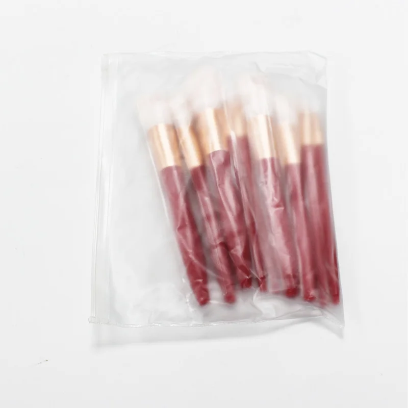 Zestaw 9 profesjonalnych pędzli do makijażu dla kobiet i dziewcząt, idealny na prezent, zawiera pędzle do cieni do powiek, rozświetlacza, różu, modelowania i podkładu.