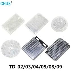 CHUX Photocell Sensor Td Mirror Reflector Plate Td-01 Td-02 Td-03 Td-04 Td-05 Td-06 Td-07 Td-08 E39-r1 Photoelectric Switch