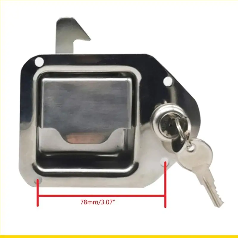 Szch Trailer Door Patch Many Lock Lock acero inoxidable RV Campers Tooler Box Mount G77/G77.5/G78D