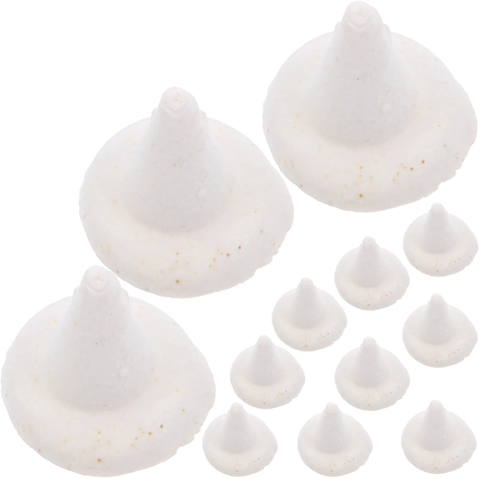 12Pcs Aluminum Oxide Kiln Supporting Tool Refractory Support Nail for Ceramic Firing Oven Stove Fireplace Glass Smelting Pottery