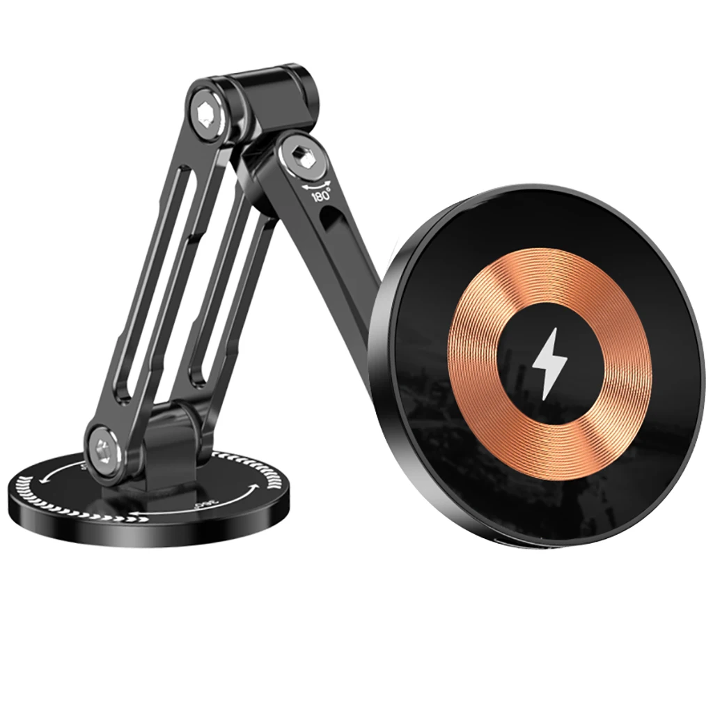 

Magnetic Car Wireless Charger Stand Magnet Car Mount Fast Charging Station Phone Holder Bracket For iPhone 15 14 13 12 Pro Max