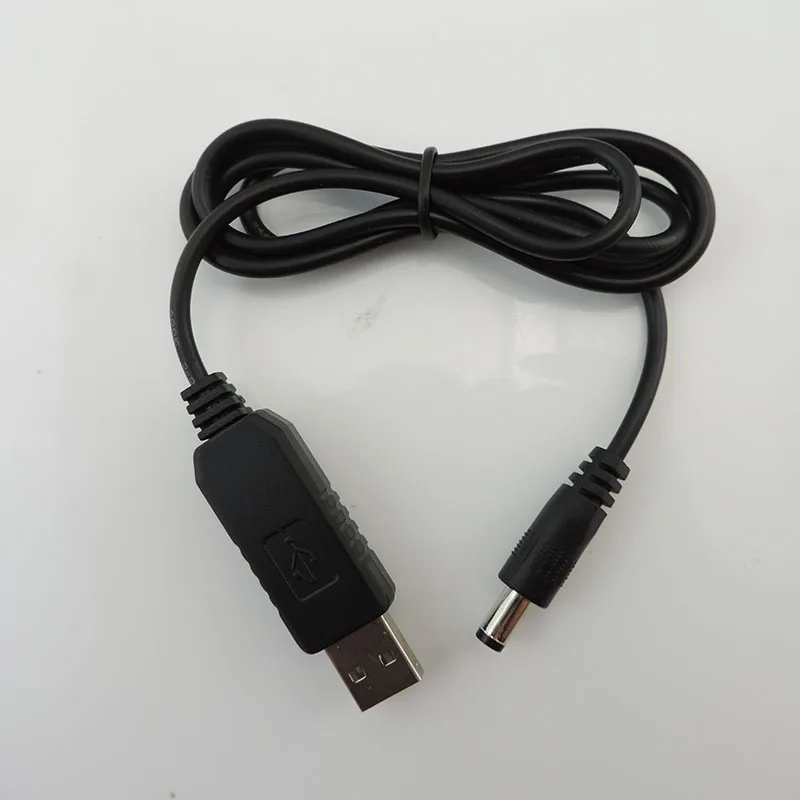 5V 9V 12V DC to Type A USB Power Boost Line Step UP Module USB Male Converter Adapter Cable 5.5mm*2.1mm Plug Jack Power Cable K5