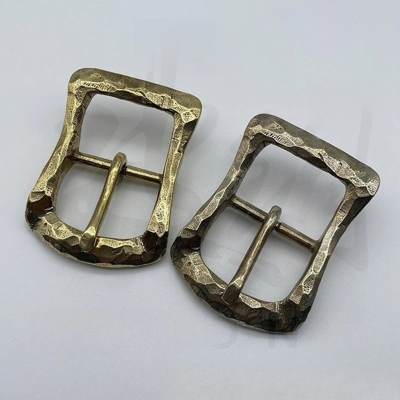 3.4cm ヴィンテージ真鍮製ベルトバックル メンズベルトバックル DIYレザークラフト メンズバックル ベルト ヘビラ シントゥロン オンブレ ブークレ セイントゥール