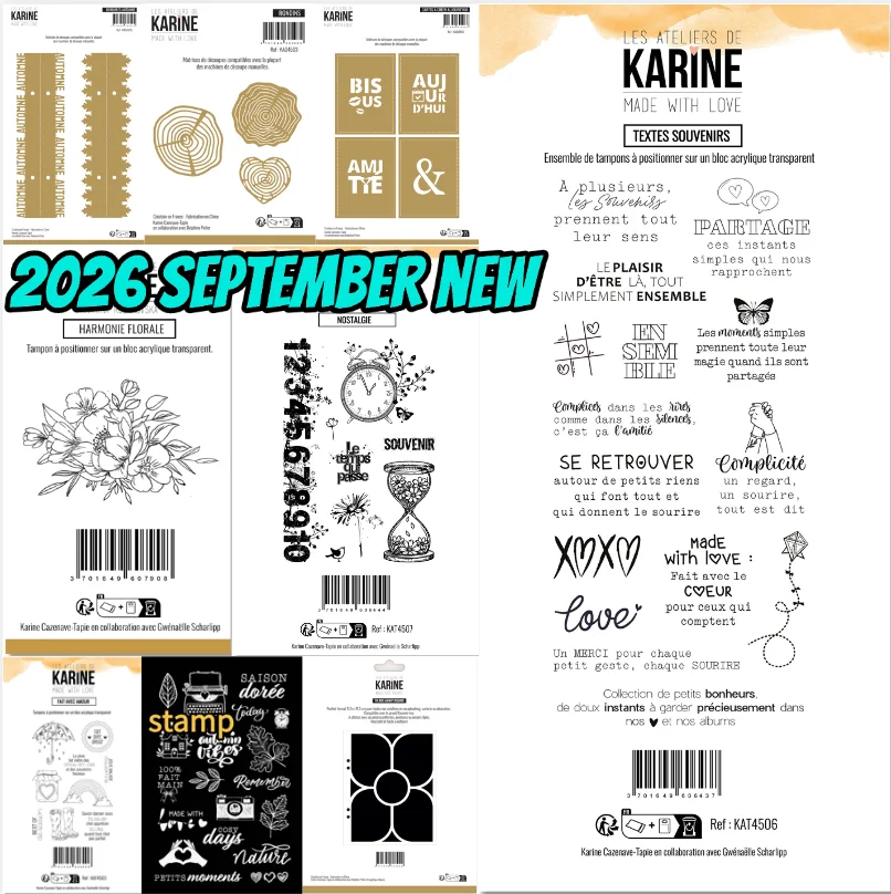 2026 New Cutting Dies & Stamps & Stencil Scrapbook Diary Decoration Stencil Embossing Template DIY Greeting Card Handmade