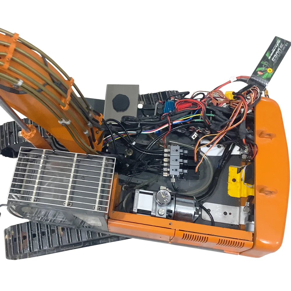 RC Hochdruck-Hydraulik-Drehventilblock mit 4 mm Düse 1/2/3/4/5/6/7/8 Kanäle für Bagger-Technikfahrzeugmodell – Detail 26
