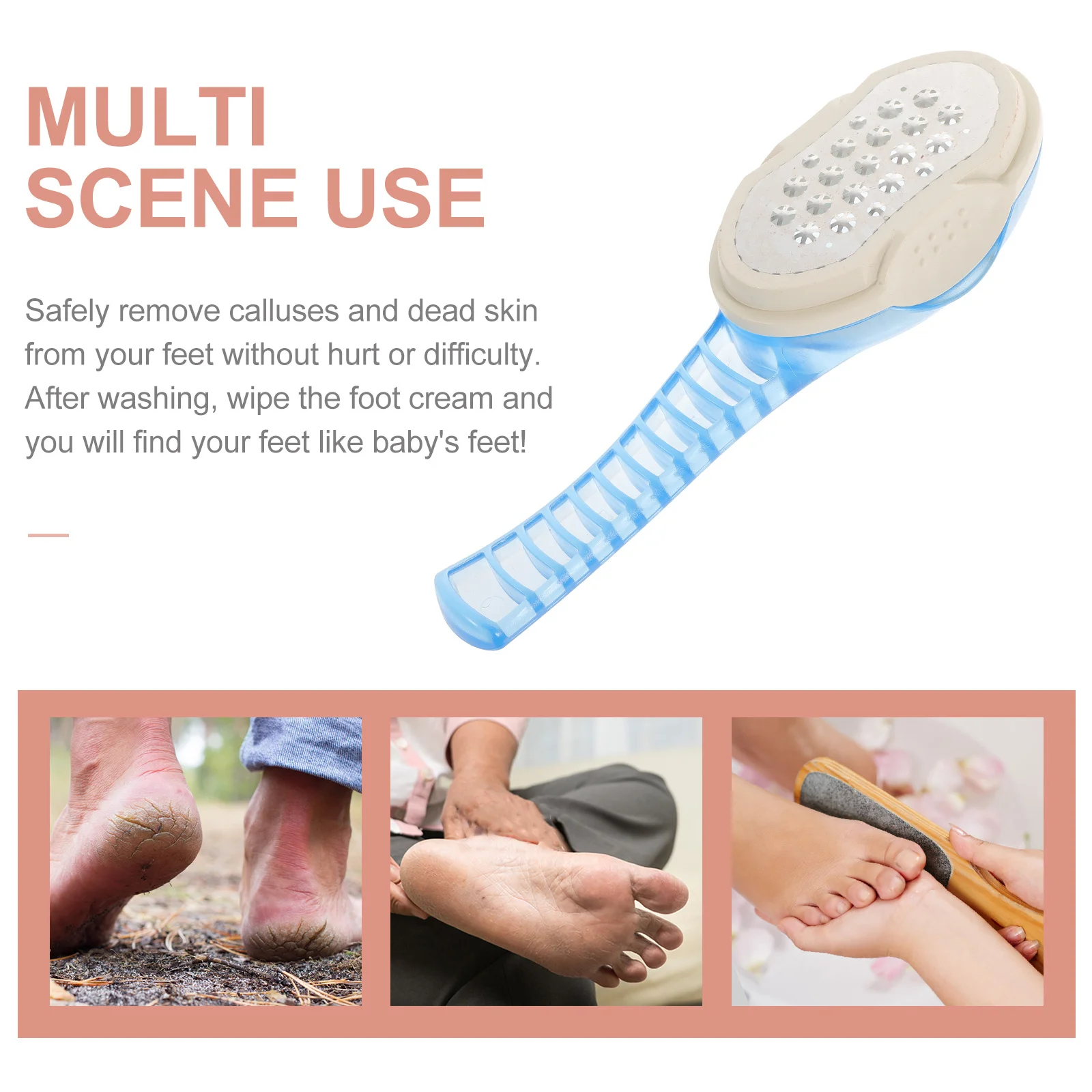 

Ручной инструмент для удаления мозолей из нержавеющей стали, подставка для большого пальца, средство для удаления омертвевшей кожи, пилка для ухода за ногами, пилка для педикюра, скруббер, пилка для педикюра