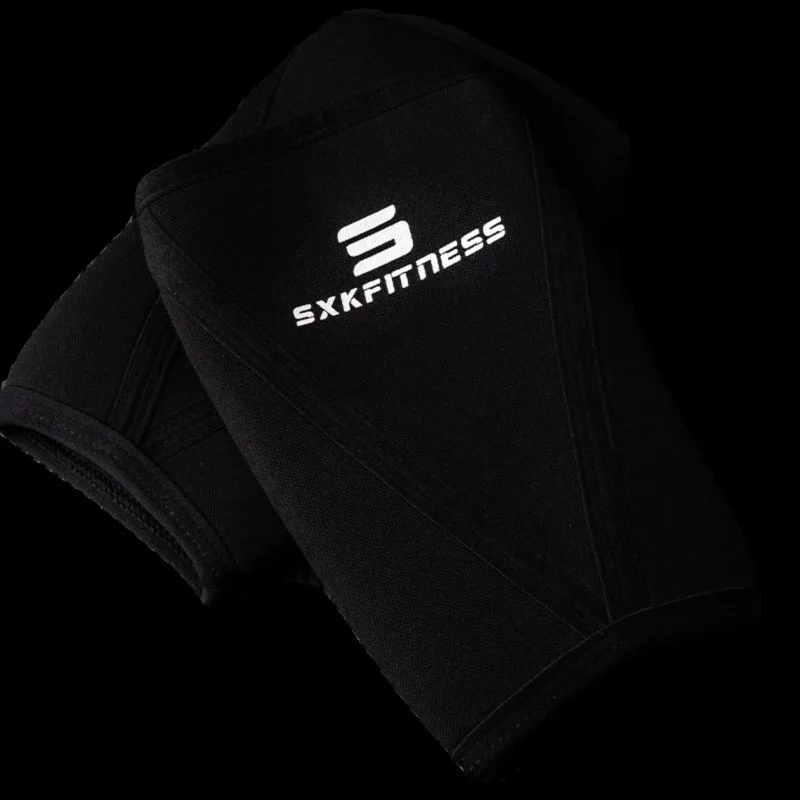 7mm Elbow Pads Support Arm Sleeves Powerlifting Compression Elbow Protector Gym Fitness Weightlifting Bench Press Crossfit WOD