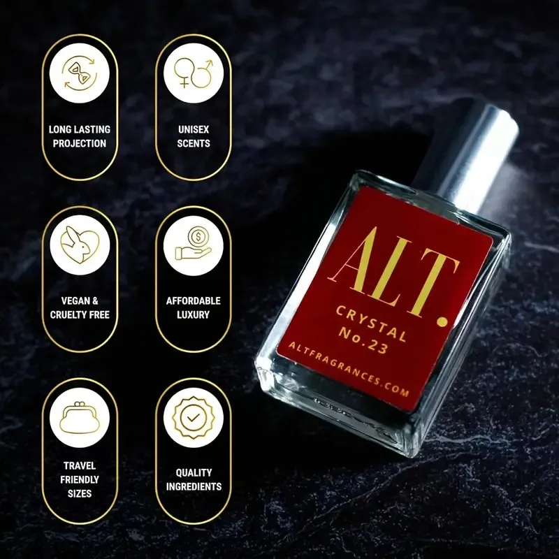 

ALT Crystal No.23 Extrait de Parfum, 50ml/1.69 fl.oz, Luxurious Scent, Unisex Fragrance for Men & Women