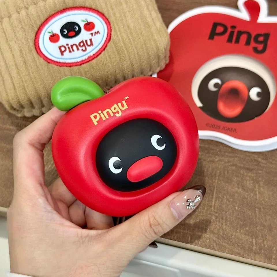 Scaldamani ricaricabili USB a forma di mela Pingu carino Regalo portatile Kawaii per accessori cosplay anime di compleanno per ragazze