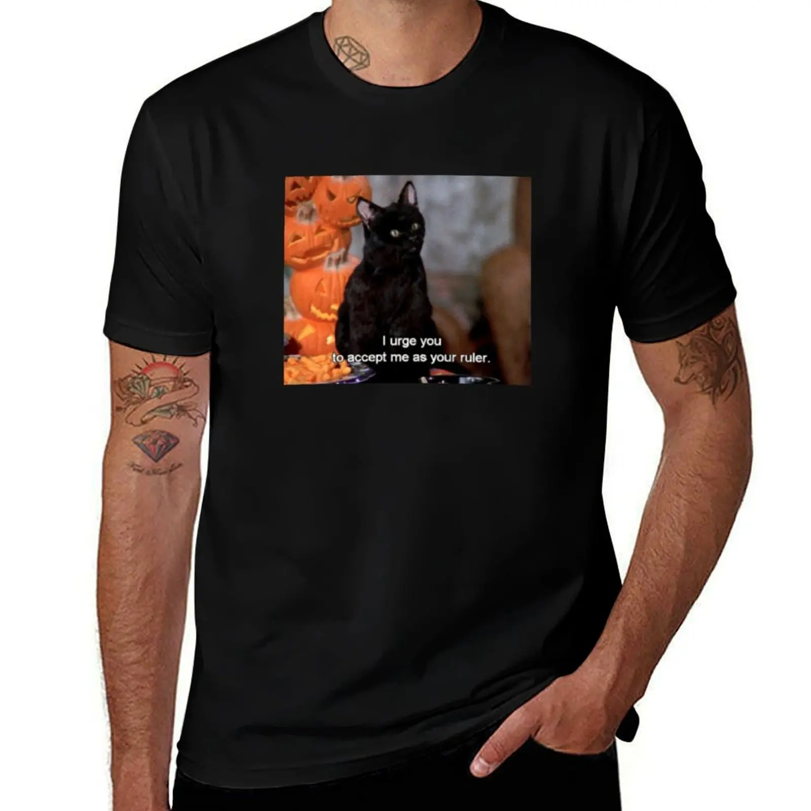 Salem Accept Me As Your Ruler T-Shirt Basic Simple Design Short Sleeve Shirt