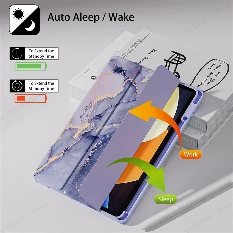 Voor Xiaomi RedMi Pad SE 11 "2023 Case RedMi Pad 10.61" Potlood Houder Cover MiPad 6 5 Pro 11 inch Tablet Auto Sleep Funda Cover