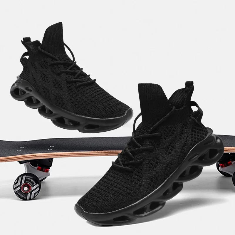 

Men's Running Shoes Trendy Athletic Sneakers High Quality Non-Slip Design Breathable Mesh Upper for Outdoor Sports Size 39-46
