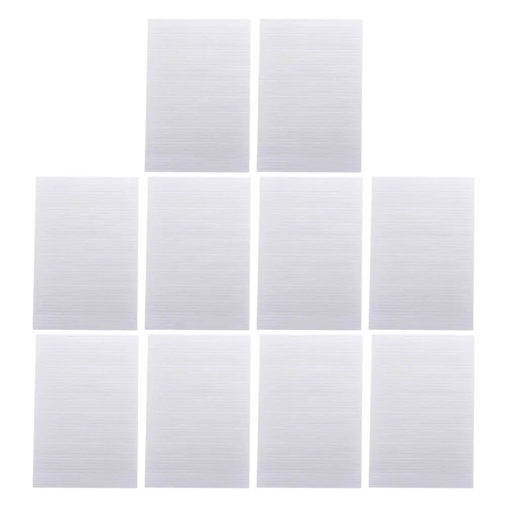 10 قطعة من أوراق لاصقة قابلة للتقشير واللصق سهلة لصنع بطاقات القصاصات واللوازم الفنية ذاتية الصنع وسادات لاصقة لاصقة