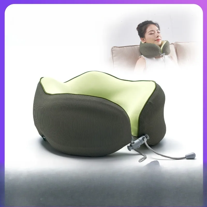 

1pc Memory Foam U-shaped Pillow Portable Travel Pillow Comfortable Neck Support Pillow Midday Rest Pillow Airplane Neck Pillow