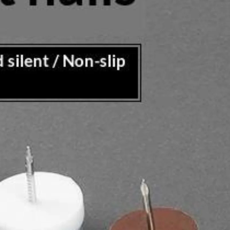 10Pcs Plastic Felt Nails Non-slip Chair Table Bed Cupboard Leg Pad Furniture Wood Floor Protector Nail Hardware