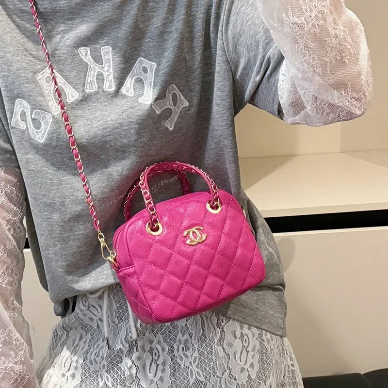 

‌ Стеганая сумка через плечо с геометрическим рисунком 2025 года ‌ - Стильная женская сумочка для боулинга Boston, универсальная сумка через плечо и подмышки